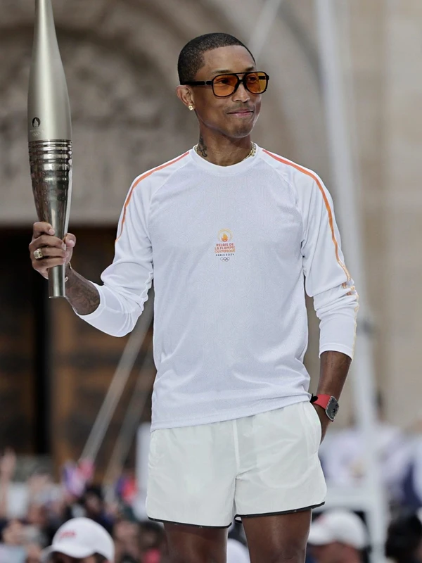 PARIS 2024 Olympics Pharrell Williams White Crewneck