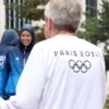 PARIS 2024 Olympics White Crewneck