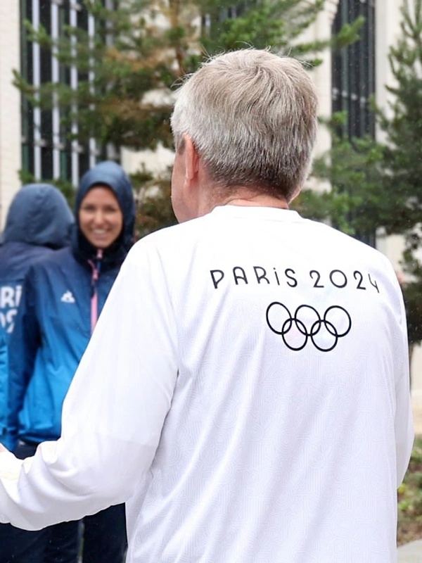 PARIS 2024 Olympics White Crewneck