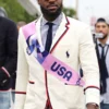 Paris 2024 Lebron James United States Olympic Team White Blazer