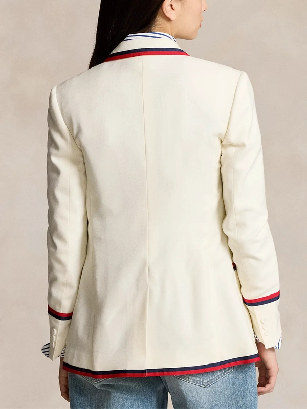 Paris 2024 Olympic Team USA Flagbearer White Uniform Blazer