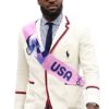 Paris 2024 Olympics Lebron James White Blazer