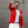 Paris 2024 Olympics Rafael Nadal Blazer Red