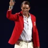 Paris 2024 Olympics Rafael Nadal Red Coat