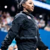 Paris 2024 Olympics Simone Biles Team USA Black Jacket