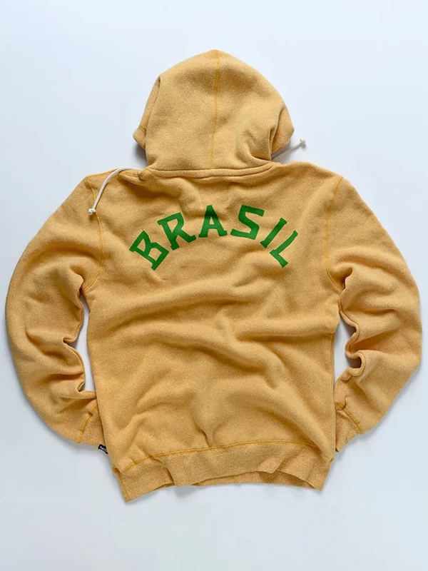 Pelé Brasil Yellow Hoodie