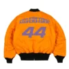 Plus44 Silverstone Reversible Orange Bomber Jacket