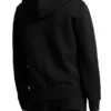 Polo Black Zip -Up Hoodie