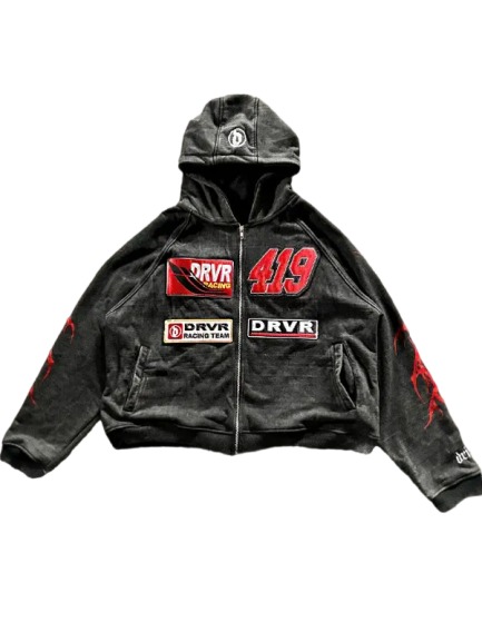 Raceway Zip-Up 419 Driver Hoodie