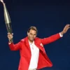 Rafael Nadal Red Coat Paris 2024 Olympics