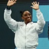 Simone Biles 2024 Olympics Team USA White Jacket