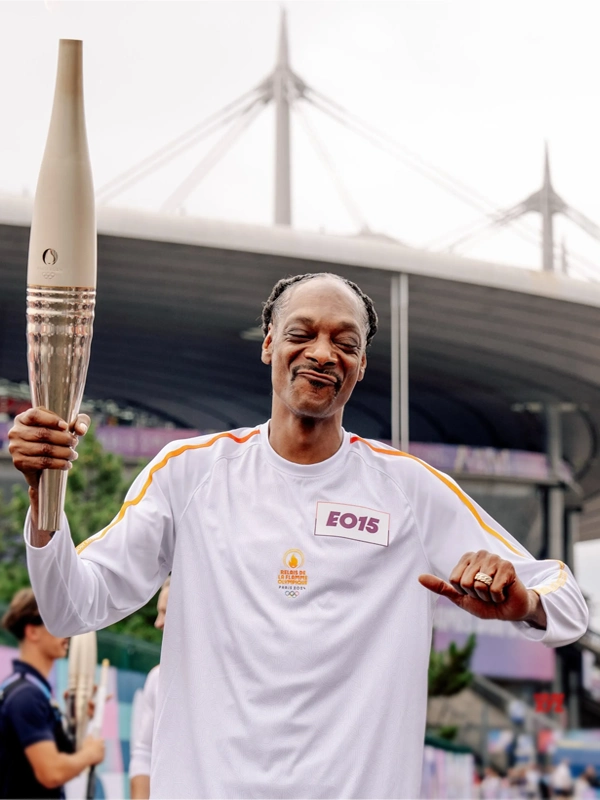 Snoop Dogg PARIS 2024 Olympics White Crewneck