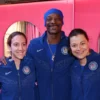 Snoop Dogg Team USA Medal Ceremony Blue Jacket