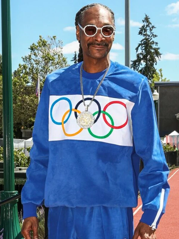 Snoop Dogg US Olympic Trials 2024 Blue Tracksuit