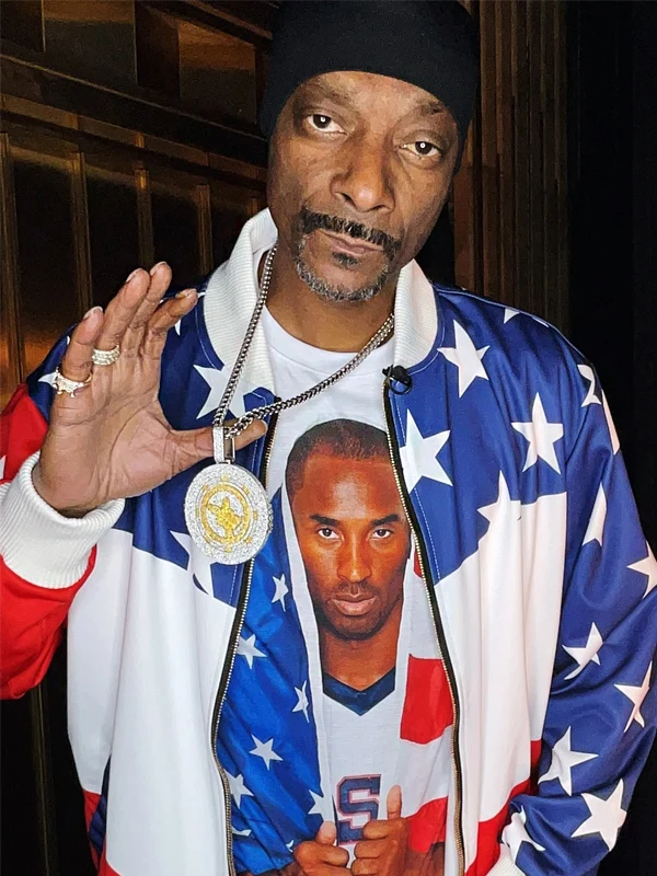 Snoop Dogg USA Flag Tracksuit The Tonight Show 2024