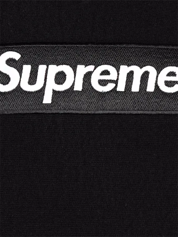 Supreme Black Box Log Hoodie