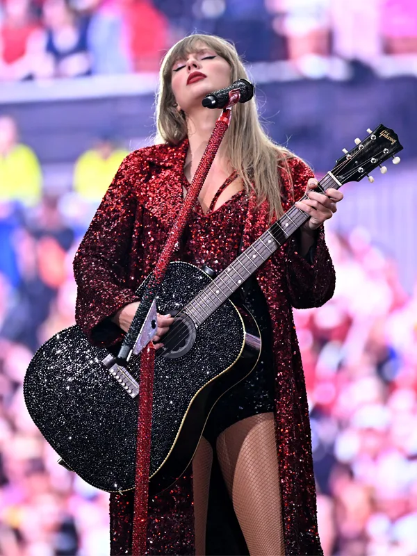 Taylor Swift The Eras Tour Red Sequin Coat