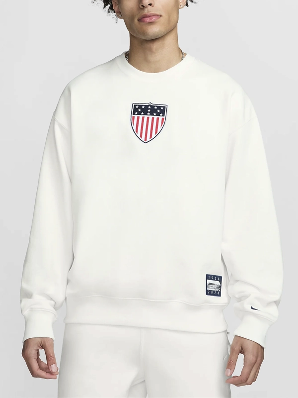 Team USA Solo Swoosh Crew-Neck Sweatshirt