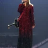 The Eras Tour Red Sequin Coat Taylor Swift