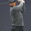 Tiger Woods Grey Sweatshirt Sun Day Red