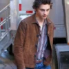 Timothée Chalamet A Complete Unknown Brown Jacket