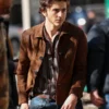 Timothée Chalamet A Complete Unknown Brown Suede Jacket