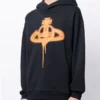 Vivienne Westwood Orb Print Hoodie Black