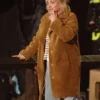 We live in Time Florence Pugh Shearling Coat