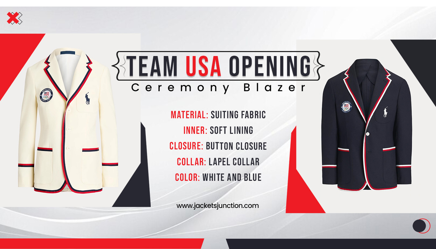 polo ralph lauren team usa opening ceremony uniform blazer