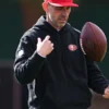 49ers Black Hoodie Kyle Shanahan