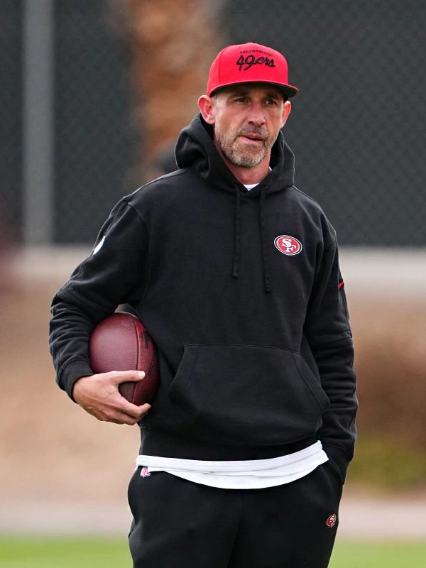 49ers Kyle Shanahan Black Pullover Hoodie