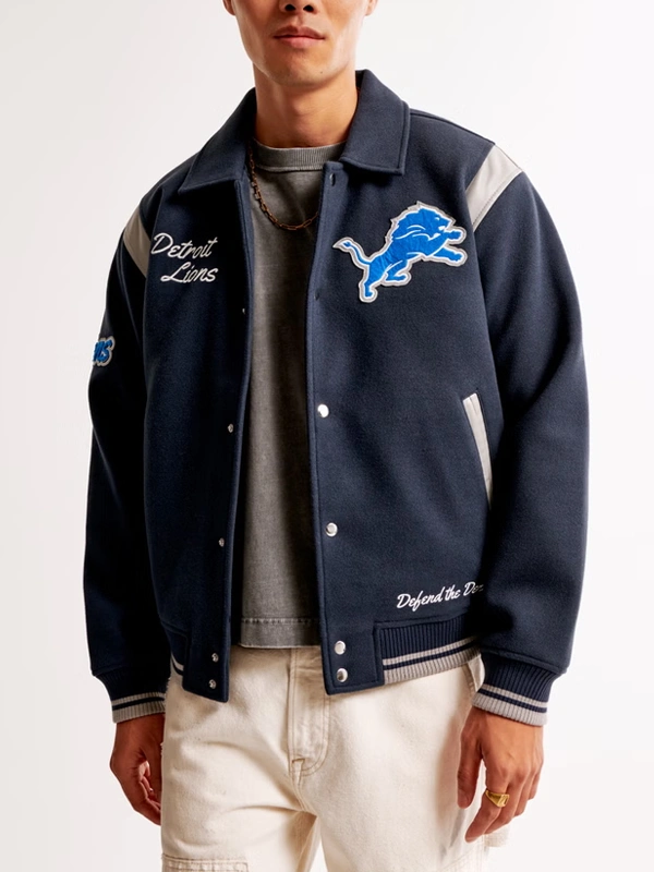 Abercrombie Detroit Lions Jacket