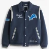 Abercrombie Detroit Lions Varsity Bomber Jacket