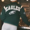 Abercrombie Eagles Green Varsity Bomber Jacket