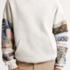 Abercrombie Patchwork Pullover Hoodie