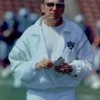 Al Davis Raiders Jacket White