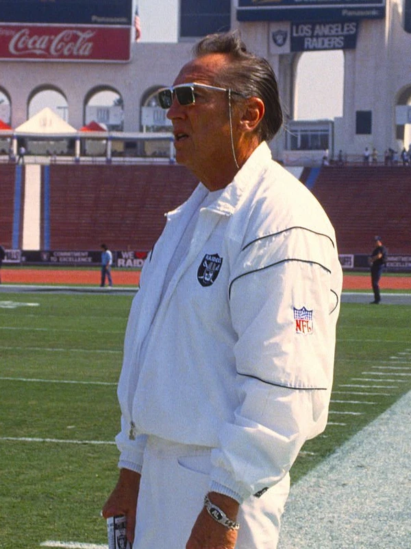 Al Davis Raiders White Jacket