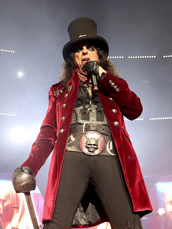 Alice Cooper Velvet Coat Red