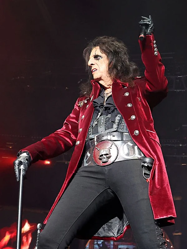 Alice Cooper Velvet Red Coat