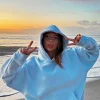 Amare Find me in the waves Hoodie Blue