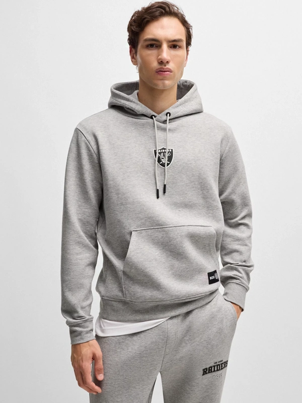 BOSS Raiders Hoodie Grey