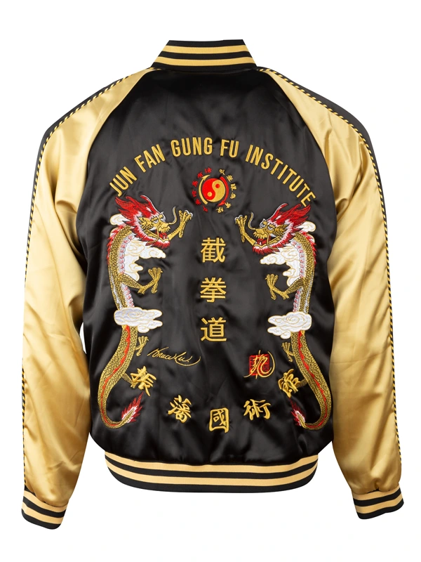 Bruce Lee JFGF Institute Embroidered Satin Jacket