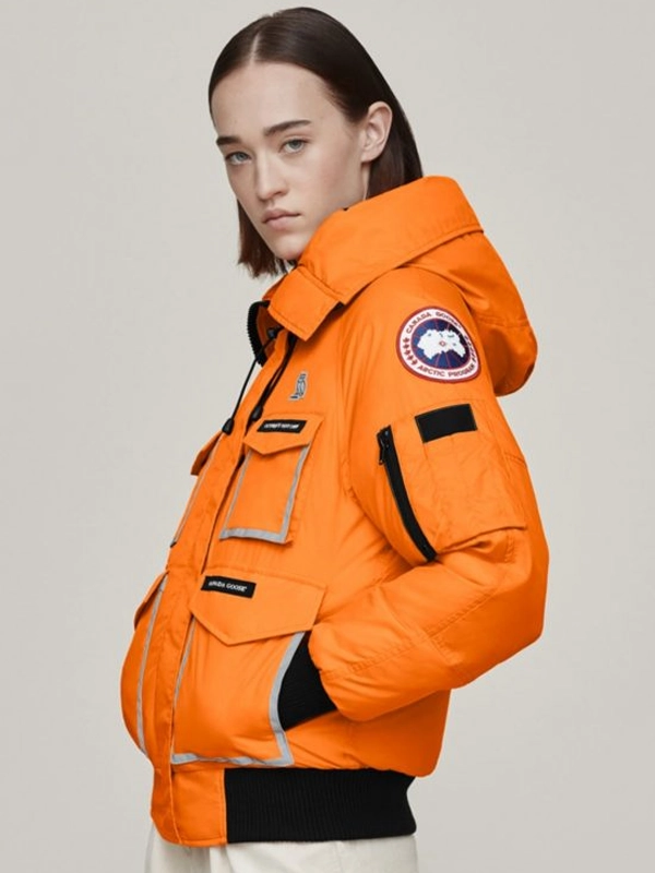 Canada Goose OVO Chilliwack Bomber Jacket Orange and Black