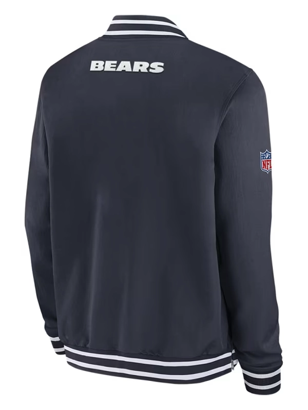 Chicago Bears Blue Bomber Jacket