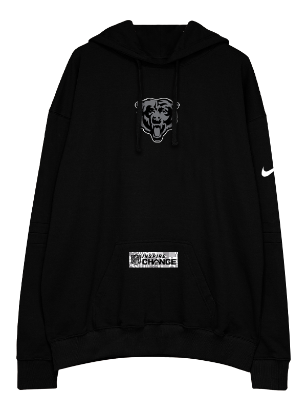 Chicago Bears Inspire Change Hoodie Black