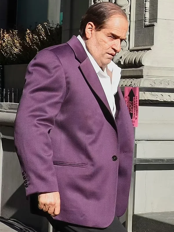 Colin Farrell The Penguin Purple Blazer