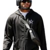 Dallas Cowboys Black Full-Zip Hoodie