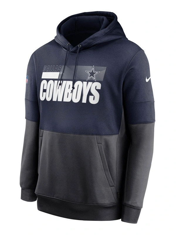 Dallas Cowboys Blue and Grey Hoodie