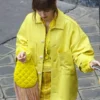 Emily In Paris S04 Lily Collins Yellow Jacket