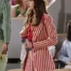 Emily in Paris S04 Lily Collins Red Stripe Blazer